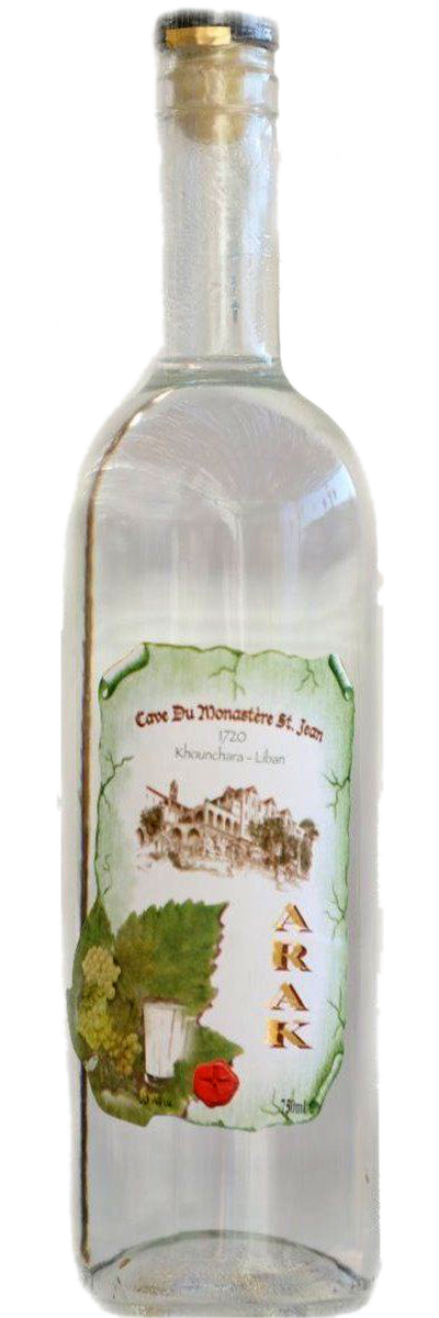 Cave du Monastere St Jean Arak 209 Lebanese Wine