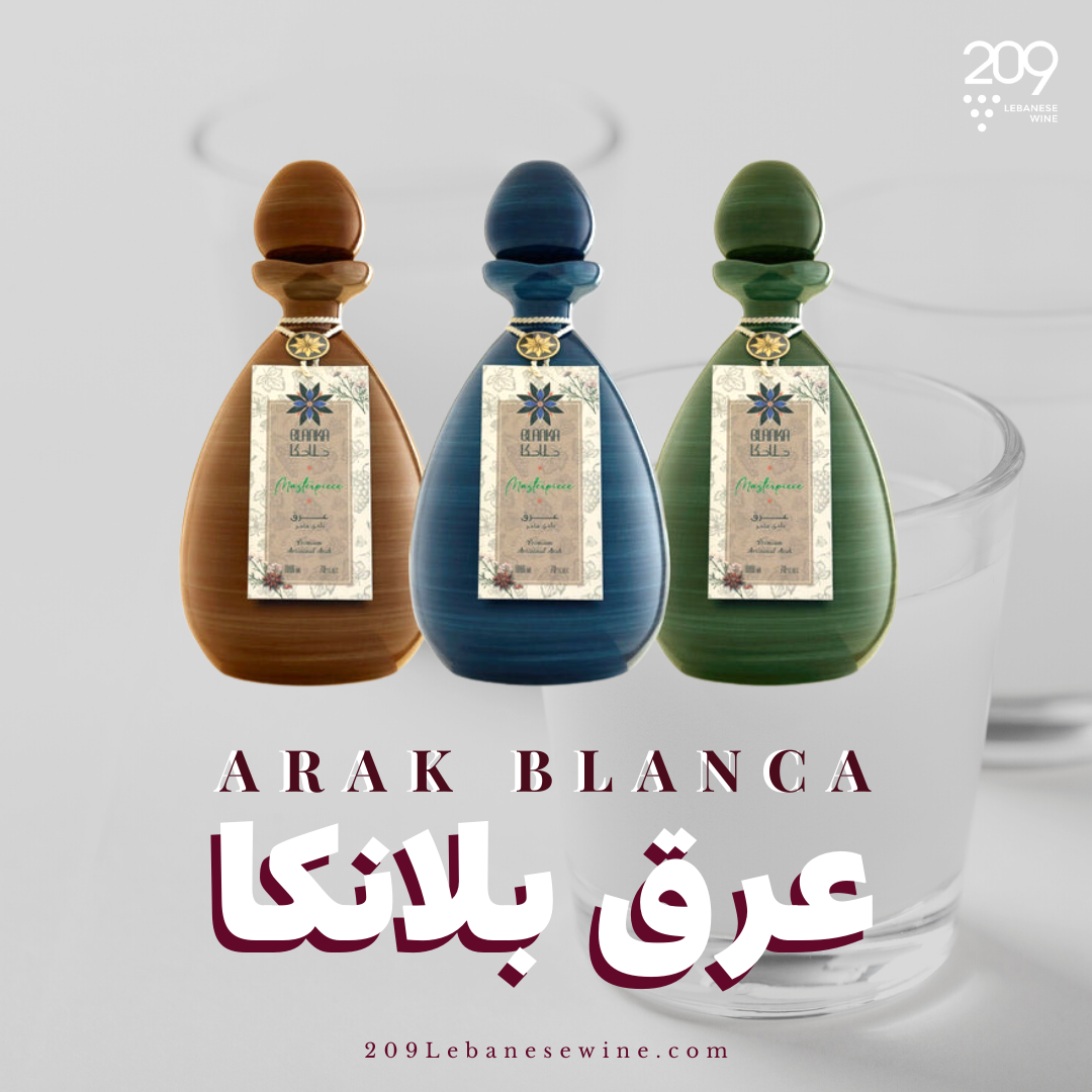 GET YOUR HANDS ON A BLANKA ARAK BOTTLE 209 Lebanese Wine